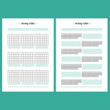 Monthly Morning Routine Journal Template - 2 Version Overview