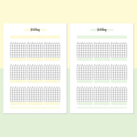 Stretch Journal Monthly Stretching Journal Template | Instant Download | Printable PDF ...
