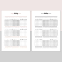 Stretch Journal Monthly Stretching Journal Template | Instant Download | Printable PDF ...