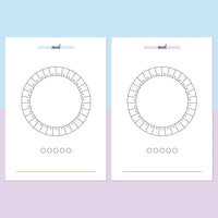 Mood Ring Journal - Aqua and Light Purple