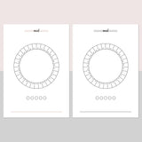 Mood Ring Journal - Light Brown and Light Grey