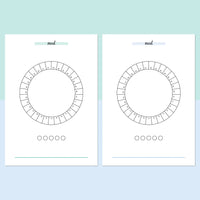 Mood Ring Journal - Teal and Light Blue