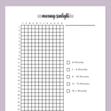 Morning Sunlight Tracking Journal  - Purple