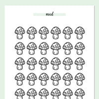 Mushroom Mood Journal - Green
