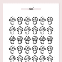 Mushroom Mood Journal - Pink