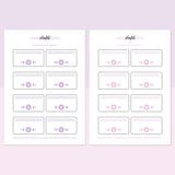 Music Playlist Journal Template - Lavendar and Bright Pink