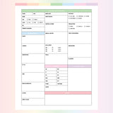 Nurse Brain Sheet Printable