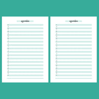 One Daily Affirmation Template - 2 Version Overview