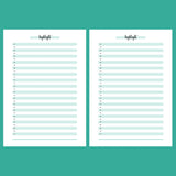 One Daily Highlight Template - 2 Version Overview