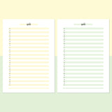 One Daily Quote Template - Light Yellow and Light Green