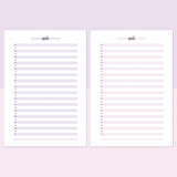 One Daily Quote Template - Lavendar and Bright Pink