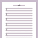 One Daily Quote Template - Purple