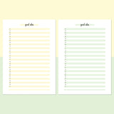 One Good Idea Template - Light Yellow and Light Green