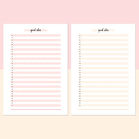 One Good Idea Template - Salmon Red and Bright Orange