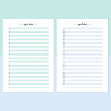 One Good Idea Template - Teal and Light Blue