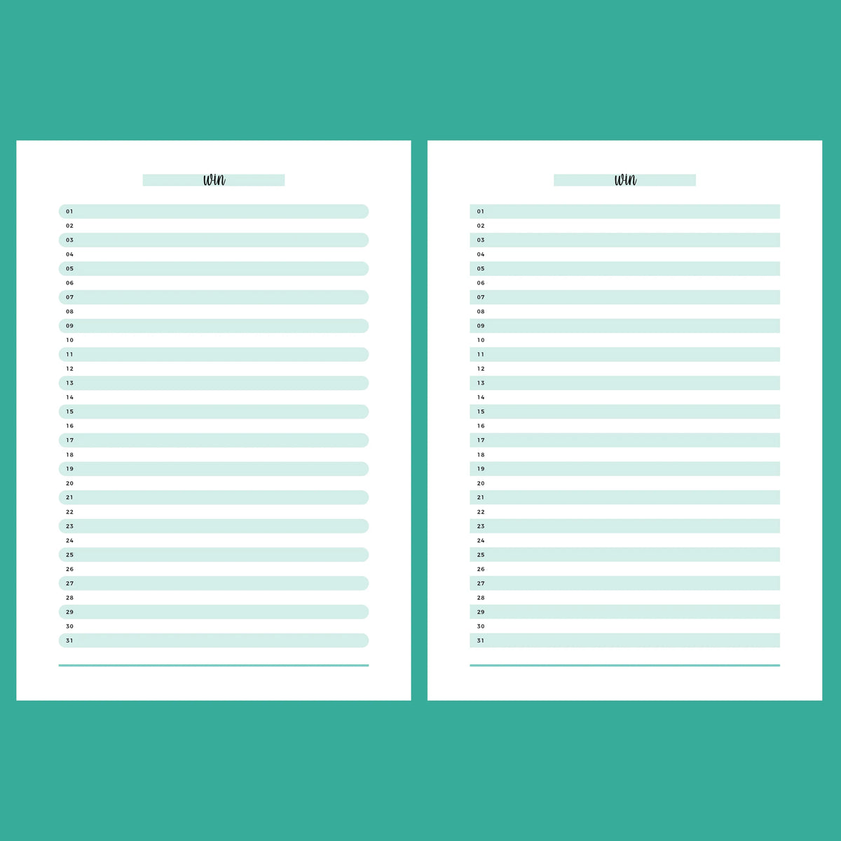 One Litte Win Daily Template | Instant Download | Printable PDF – Plan ...