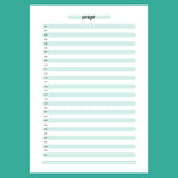 One Prayer Per Day Template - Version 1 Full Page View