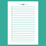 One Prayer Per Day Template - Version 2 Full Page View