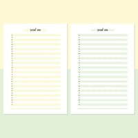 One Social Win Daily Template - Light Yellow and Light Green