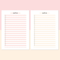 One Social Win Daily Template - Salmon Red and Bright Orange