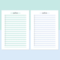 One Social Win Daily Template - Teal and Light Blue