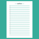 One Social Win Daily Template - Version 1 Full Page View