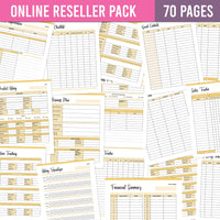 Online Reseller Planner Pack