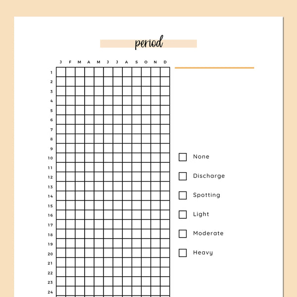 Period Tracker Printable A5 | Instant Download Printable Template – Plan Print Land period-tracker-printable-a5-instant-download-printable-template-plan-print-land