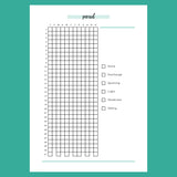 Period Tracker Printable - Version 1 Overview