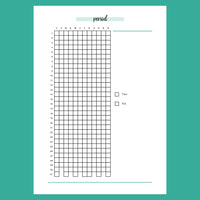 Period Tracker Printable - Version 2 Overview