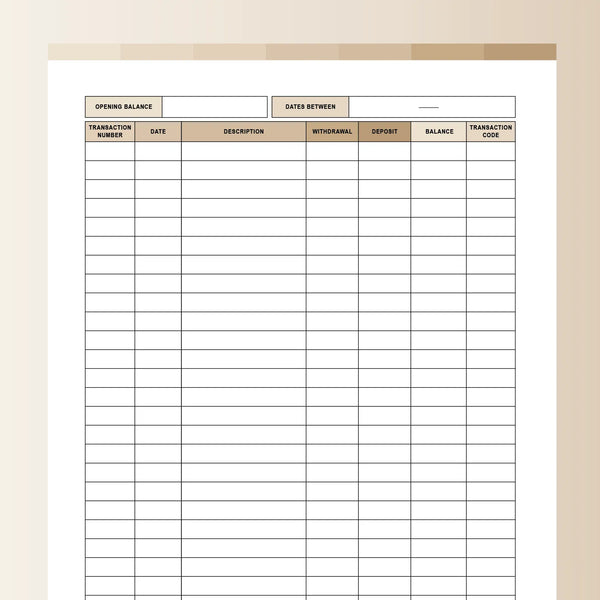 Printable Ledger Sheet PDF | A4 & US Letter Sizes | Instant Download Printable – Plan Print Land printable-ledger-sheet-pdf-a4-us-letter-sizes-instant-download-printable-plan-print-land