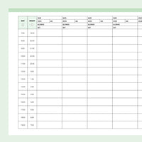 Printable Nurse Brain Sheet PDF - Green
