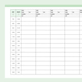Printable Nurse Brain Sheet PDF - Green