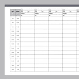 Printable Nurse Brain Sheet PDF - Grey