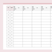 Printable Nurse Brain Sheet - Pink