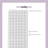 Quit Bored Snacking Journal  - Purple