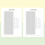 Recorder Practice Journal  - Bright Yellow and Light Green