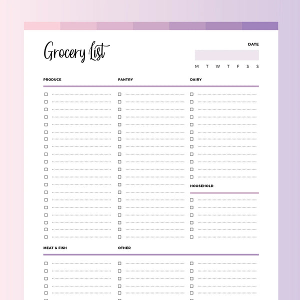 shopping-list-printable-instant-download-pdf-a4-and-us-letter-plan-print-land for Free Printable Grocery List By Category Pdf Shopping List Printable | Instant Download PDF | A4 and US Letter – Plan Print Land for Free Printable Grocery List By Category Pdf