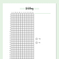 Simple Stretching Journal  - Green