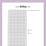 Simple Stretching Journal  - Purple