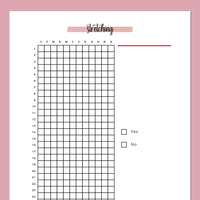Simple Stretching Journal  - Red