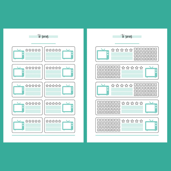 TV Series Journal Template - 2 Version Overview