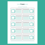TV Series Journal Template - Version 1 Full Page View