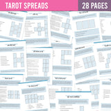 Tarot Spread Cheat Sheets