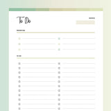 To Do List Printable - Forrest