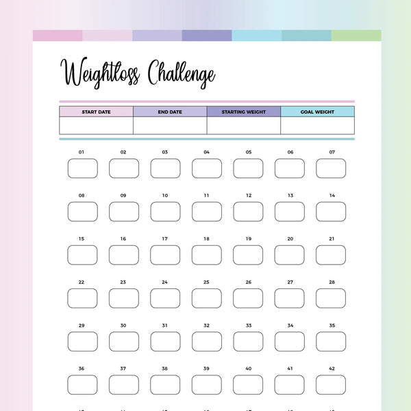 Weight Loss Chart PDF | A4 & US Letter Sizes | Instant Download Printable – Plan Print Land weight-loss-chart-pdf-a4-us-letter-sizes-instant-download-printable-plan-print-land