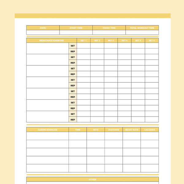 workout-log-pdf-a4-us-letter-sizes-instant-download-printable-plan-print-land for Free Printable Workout Log Sheets Pdf Workout Log PDF | A4 & US Letter Sizes | Instant Download Printable – Plan Print Land for Free Printable Workout Log Sheets Pdf