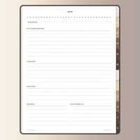 Digital Bible Journal Template | Hyperlinked Daily Devotional For PDF ...