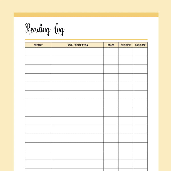 Book Reading Log Printable | Instant Download PDF | A4 and US Letter β Plan Print Land book-reading-log-printable-instant-download-pdf-a4-and-us-letter-plan-print-land