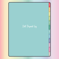 Budget Planner Cover Sections